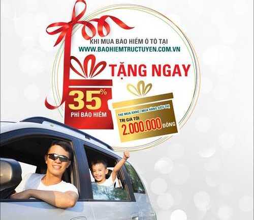 BIC giảm 35% phí bảo hiểm ô tô qua kênh trực tuyến