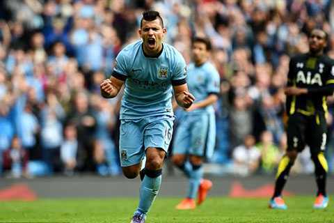 Aguero ghi liền 4 bàn, Man City vùi dập Tottenham