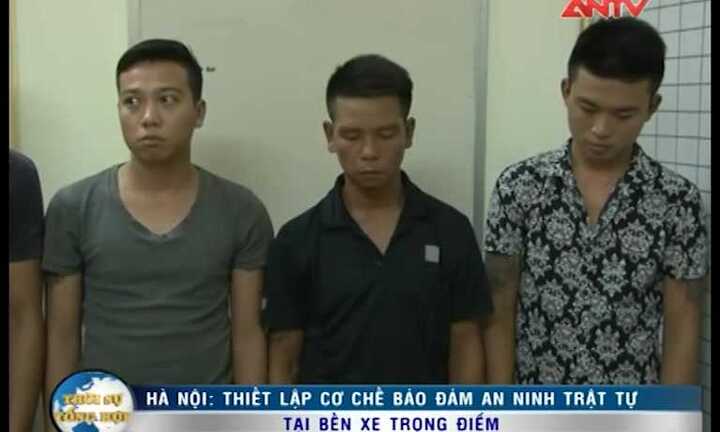 Triệt phá băng nhóm thu 'tô thuế' ở bến xe Mỹ Đình - Hà Nội