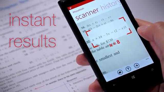 Smartphone giải toán nhanh như chớp