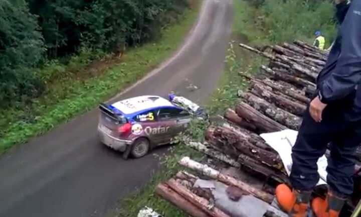 Video: Đường đua Rally không dành cho người yếu tim