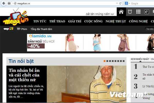 Website Megafun bị phạt 60 triệu đồng, tước giấy phép 1 tháng