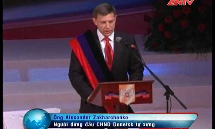 Lãnh đạo Cộng hòa Donetsk tự xưng nhậm chức