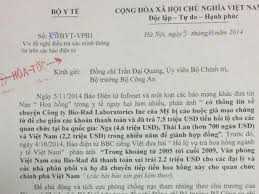 Điều tra vụ Bio - Rad khai hối lộ quan chức Y tế Việt Nam