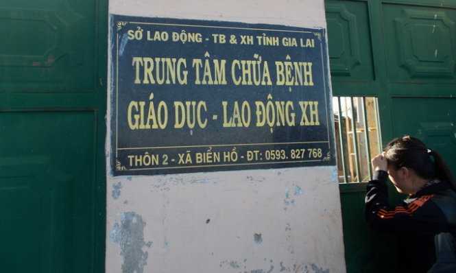 Học viên trung tâm cai nghiện Gia Lai phá cổng thoát ra ngoài