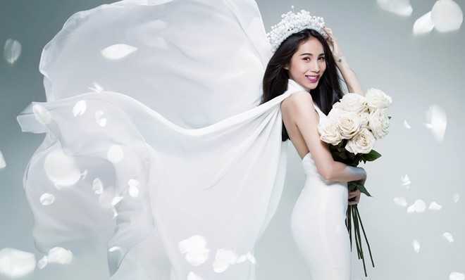 Thuỷ Tiên lộng lẫy trong hình ảnh cô dâu