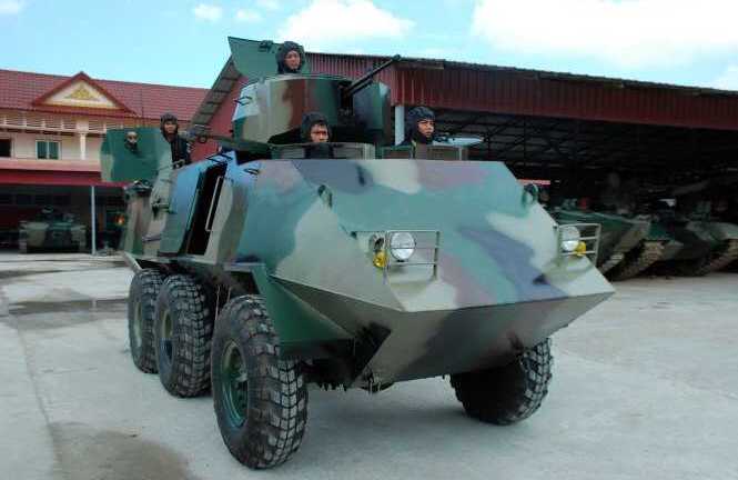 Cận cảnh chiếc xe bọc thép do nông dân Tây Ninh chế tạo