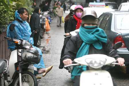 Gió đông bắc ào ào tràn về, miền Bắc đón mưa rét