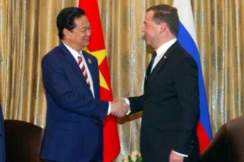 Thủ tướng Nguyễn Tấn Dũng gặp Thủ tướng Nga, Australia