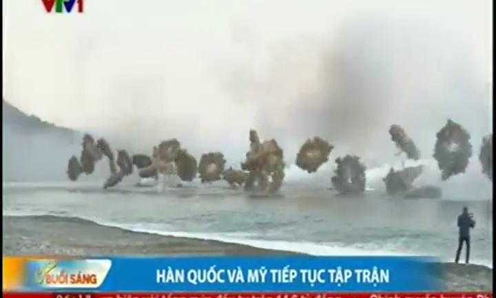 Video: Mỹ - Hàn Quốc tập trận dọc biên giới với Triều Tiên