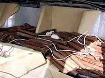 Bắt vụ vận chuyển thuốc nổ lớn kỷ lục