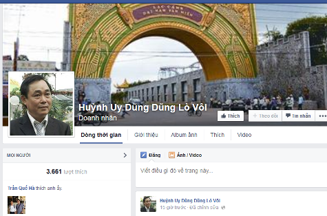 Điều tra kẻ lập facebook mạo danh ông Dũng 'lò vôi'