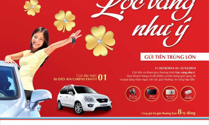 Quay số trúng ôtô cùng VietinBank