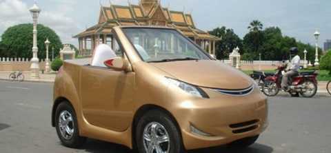 Sốc với ô tô điện 'made in Campuchia' giá 5.000 USD