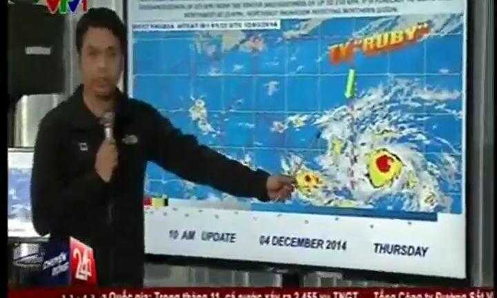 Video: Đường đi siêu bão Hagupit