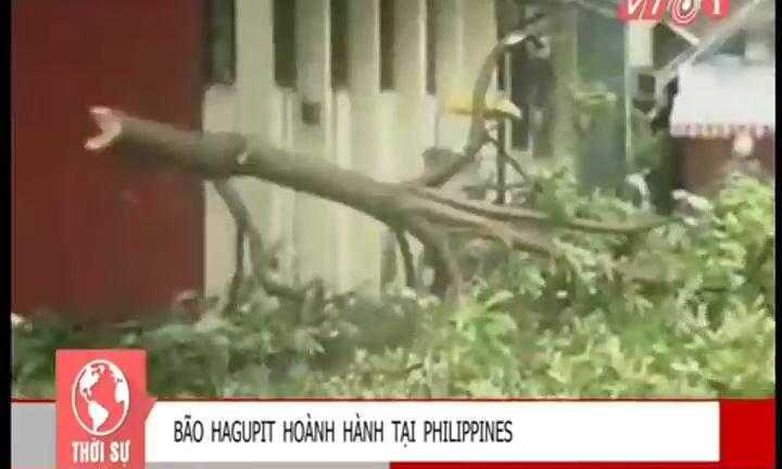 Clip: Bão Hagupit càn quét đất liền