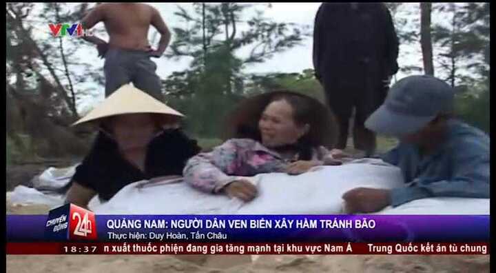 Dân Quảng Nam rủ nhau xây hầm tránh bão