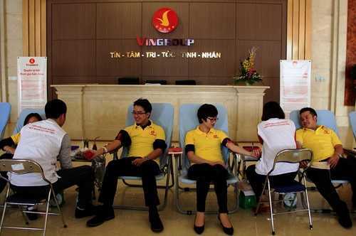 Gần 6.000 cán bộ, nhân viên Vingroup hiến máu nhân đạo