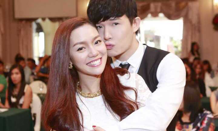 Nathan Lee thể hiện tình cảm với Ngọc Anh