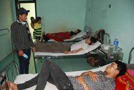 Bình gas mini phát nổ, 4 học sinh nhập viện