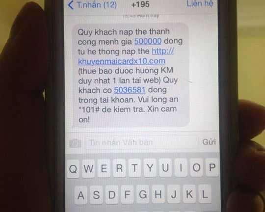 Đến lượt tin nhắn 'bà chị làm ở Vinaphone' bẫy người tiêu dùng