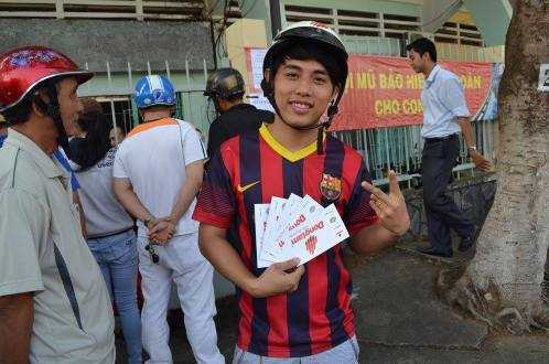 Vé xem Công Phượng ở Long An tăng gấp 5 lần