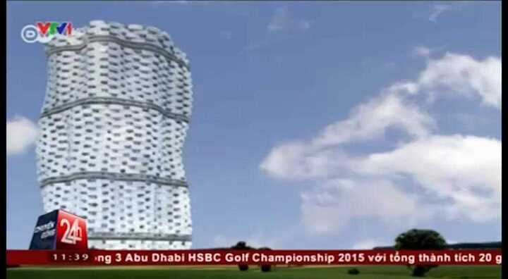 Độc đáo ý tưởng thành phố thẳng đứng trong tương lai