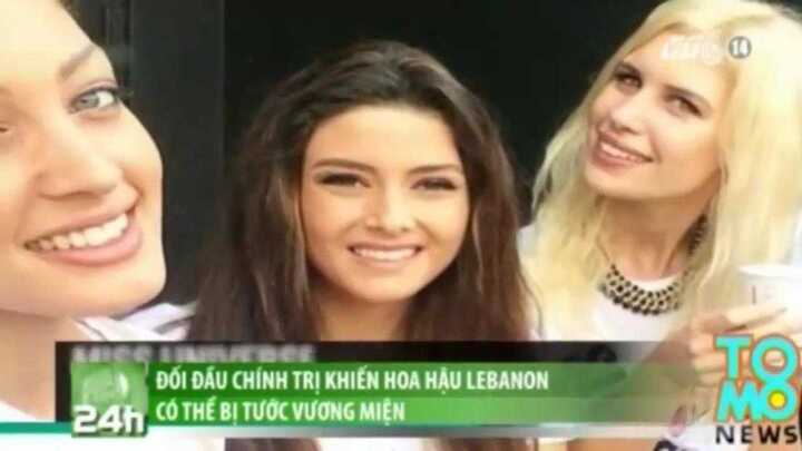 Chụp ảnh tự sướng cùng Hoa hậu Israel, Hoa hậu Libăng bị đòi tước vương miện