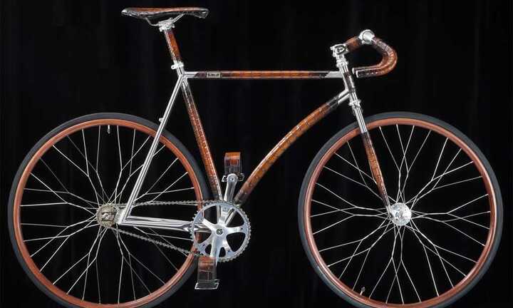 Xe đạp bọc da cá sấu giá 22.000 Euro