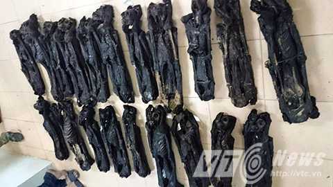 Phát hiện 20 xác linh trưởng sấy khô trên xe khách