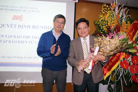 Trao quyết định bổ nhiệm Tổng biên tập các báo thuộc Đài VTC