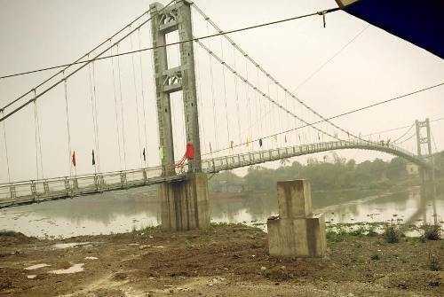 Cầu treo dân sinh 13 tỷ đồng khánh thành trước Tết Ất Mùi