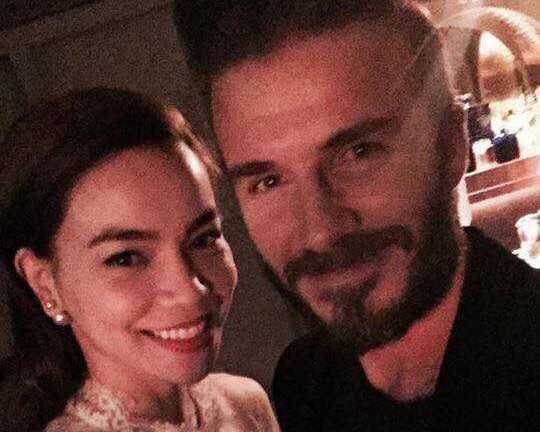Hồ Ngọc Hà khoe ảnh chụp cùng David Beckham