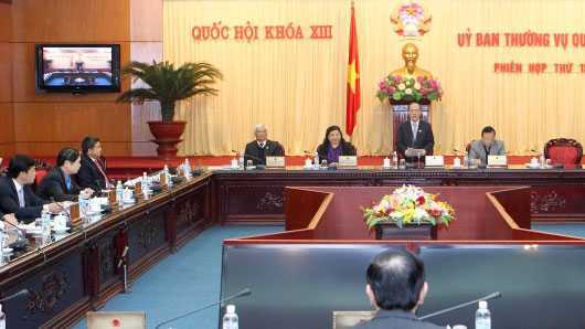 Ủy ban Thường vụ Quốc hội họp phiên 36 bàn nhiều nội dung quan trọng