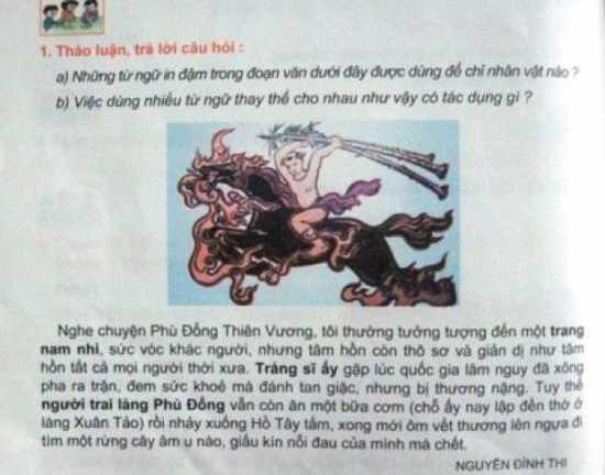 Thánh Gióng 'tắm ở Hồ Tây', phụ huynh bức xúc