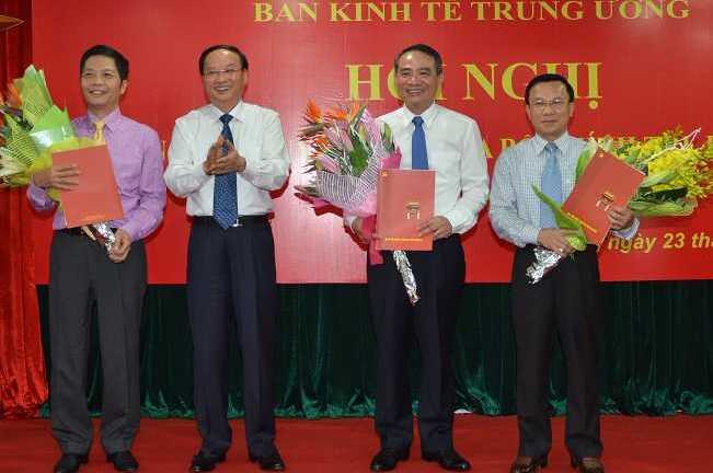 Bộ Chính trị bổ nhiệm ba Phó Trưởng Ban Kinh tế Trung ương