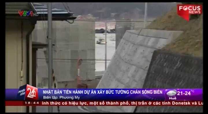 Nhật Bản xây 'Vạn Lý Trường Thành' 400km để chắn sóng biển