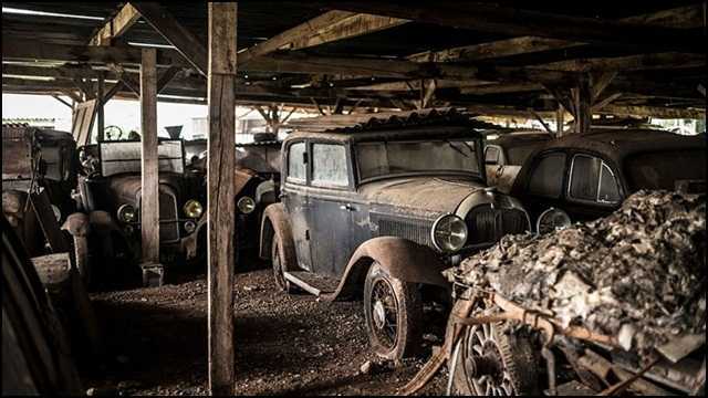 Kho xe cổ 652 tỷ đồng bị lãng quên 50 năm
