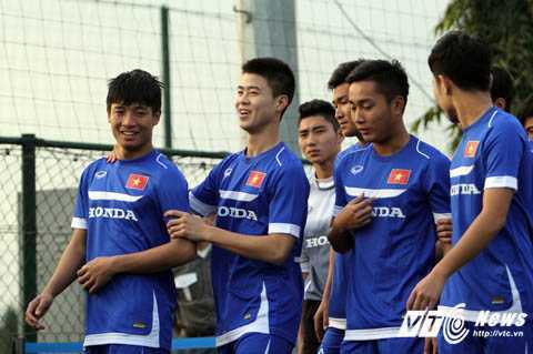 Công Phượng, Tuấn Anh chuẩn bị đấu U23 Hàn Quốc