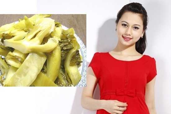 Dưa muối - mối nguy hại đối với bà bầu