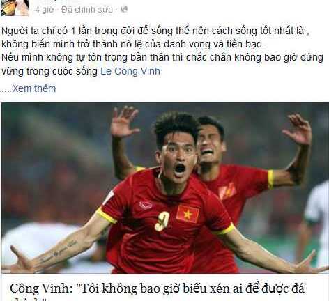 Thủy Tiên: Công Vinh không phải nô lệ của tiền bạc