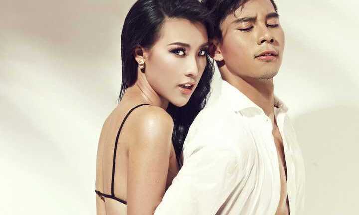 Á hậu Hoàng Oanh nóng bỏng bên Hồ Vĩnh Khoa