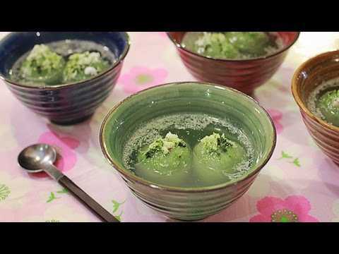 Cách làm bánh trôi trà xanh nhân vừng đen cực ngon cho ngày tết Hàn thực