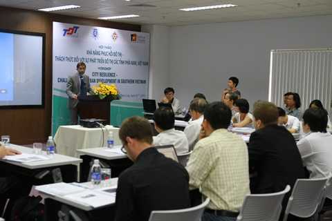 Đại sứ quán Bỉ hội thảo về khả năng phục hồi đô thị các tỉnh phía Nam