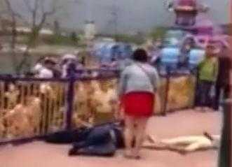 Clip: Rơi từ đu quay, nhiều người chết thảm