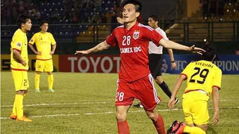 Công Vinh ghi bàn, B.Bình Dương đánh bại đại gia Nhật Bản