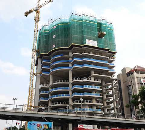 Không đảm bảo an toàn, một cẩu tháp ở Hà Nội bị đình chỉ hoạt động