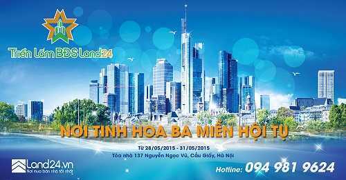'Triển lãm bất động sản Land24' – nhiều lợi ích trong một