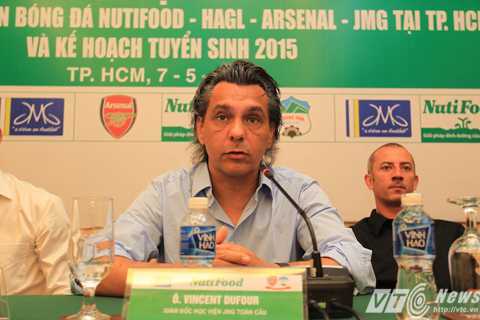 Học viện Nutifood HAGL Arsenal JMG mở rộng tuyển sinh