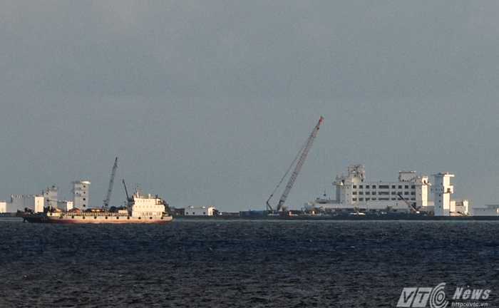 Xây đảo nhân tạo ở Trường Sa nghiêm trọng hơn đặt giàn khoan